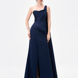 DAVINA ONE SHOULDER GOWN B78D24L