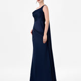 DAVINA ONE SHOULDER GOWN B78D24L