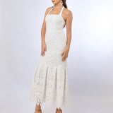 SAMPLE FAWN LACE MIDAXI BL70D45L