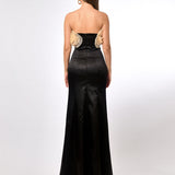 CARMILLA ROSETTE FISHTAIL GOWN SAMPLE B70D27L