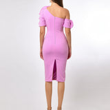 CARMIN ASYMMETRIC FRILL MIDI SAMPLE BL70D64S
