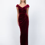 GABBY VELVET MAXI BL55D02L