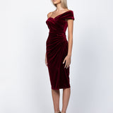 TILLY VELVET MIDI BL55D03S