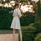 LUCELIA FLUTTER SLEEVE MINI BL58AD19S
