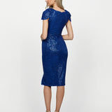 SAMPLE ADLIE DRAPED SHOULDER RUFFLE MIDI SAMPLE BL58BD30S