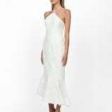 SAMPLE SIERRA ARROW NECKLINE MIDI DRESS SAMPLE BL63D27S