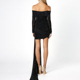 NIGHTFALL OFF SHOULDER MINI BL66D04S
