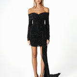 NIGHTFALL OFF SHOULDER MINI BL66D04S