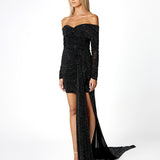 NIGHTFALL OFF SHOULDER MINI BL66D04S