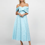AYLEEN OFF SHOULDER MIDAXI BL69D10L