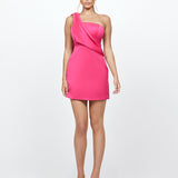 ARISSA ONE SHOUDER DRAPED MINI BL70D60S