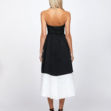 CAMELLIA ACHROMATIC A LINE MIDI BL71D06S