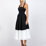 CAMELLIA ACHROMATIC A LINE MIDI BL71D06S