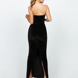 LAINEY STRAPLESS EMBELLISHED MAXI BL74D04L
