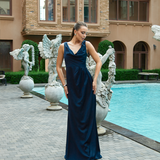 ADELYNN COWL NECK MAXI BL74D65L