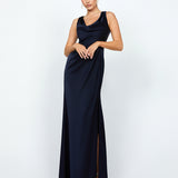 ADELYNN COWL NECK MAXI BL74D65L