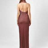 ALLIE HIGH NECK COWL MAXI BL75D01L