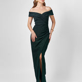 ZIMI OFF SHOULDER MAXI BL75D02L