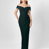 ZIMI OFF SHOULDER MAXI BL75D02L