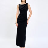 LIVIA HIGH NECK MIDAXI BL75D21L