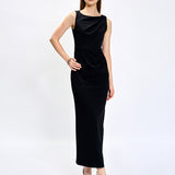 LIVIA HIGH NECK MIDAXI BL75D21L