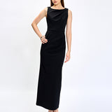 LIVIA HIGH NECK MIDAXI BL75D21L
