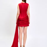 NERIAH HIGH NECK DRAPE MINI BL75D32S