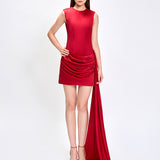 NERIAH HIGH NECK DRAPE MINI BL75D32S