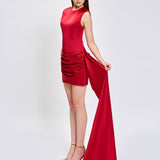 NERIAH HIGH NECK DRAPE MINI BL75D32S