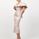 SCARLET ONE SHOULDER MIDI BL75D53S