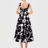 BRITTANY SQUARE NECK MIDI BL81D03S