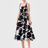 BRITTANY SQUARE NECK MIDI BL81D03S