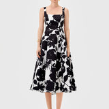BRITTANY SQUARE NECK MIDI BL81D03S