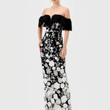 HALO OFF SHOULDER MAXI BL81D26L