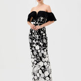 HALO OFF SHOULDER MAXI BL81D26L