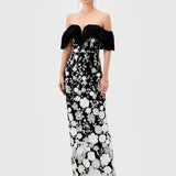 HALO OFF SHOULDER MAXI BL81D26L