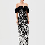 HALO OFF SHOULDER MAXI BL81D26L