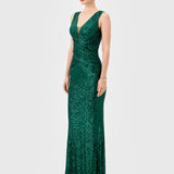 PAISLEE SEQUIN MAXI BL81D33L