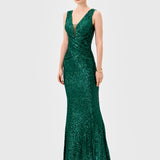 PAISLEE SEQUIN MAXI BL81D33L