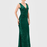 PAISLEE SEQUIN MAXI BL81D33L