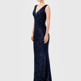 PAISLEE SEQUIN MAXI BL81D33L