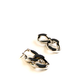 DAPHNE SILVER CHAIN DROP EARRINGS