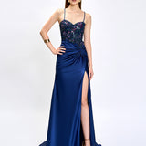 NAHDIA BEADED SEQUIN GOWN B81D28L