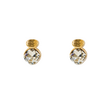 GOLD GLOW STUDS J74E08