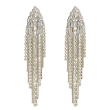 SILVER DIAMOND RUSH EARRINGS J74E15
