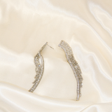 SILVER STARFALL EARRINGS J74E10