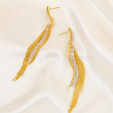 GOLDEN DROP EARRINGS J74E18