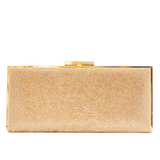 CHAMPAGNE PLEATED CLUTCH J74BG10