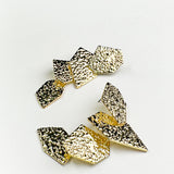 LARISA TEXTURED DROP EARRINGS