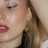 ROSSA SEASHELL STATEMENT EARRINGS